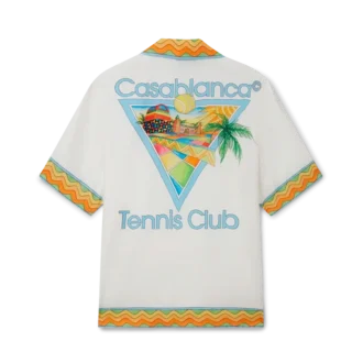 Afro Cubism Tenis Kulubu İpek Gömlek