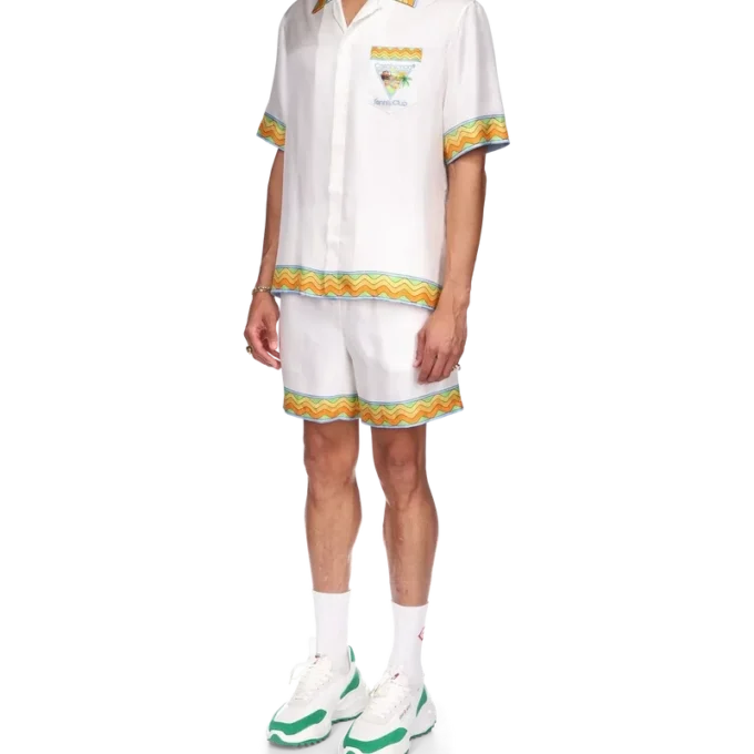 Afro Cubism Tenis Kulubu İpek Gömlek Afro Cubism Tenis Kulubu İpek Gömlek