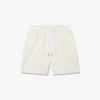 Aplike Bej Monogramlı Sweatshort Aplike Bej Monogramlı Sweatshort