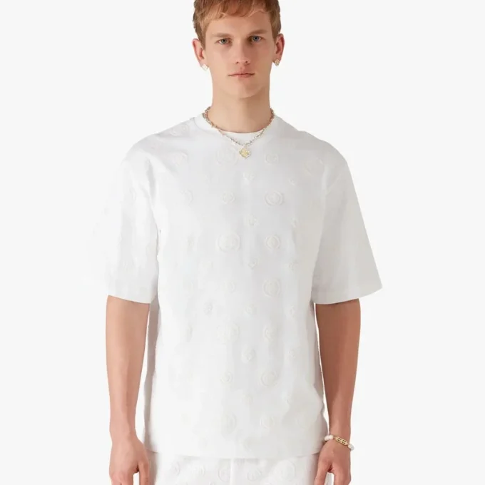 Aplike Monogram Oversized Şortlu Tişört Aplike Monogram Oversized Şortlu Tişört