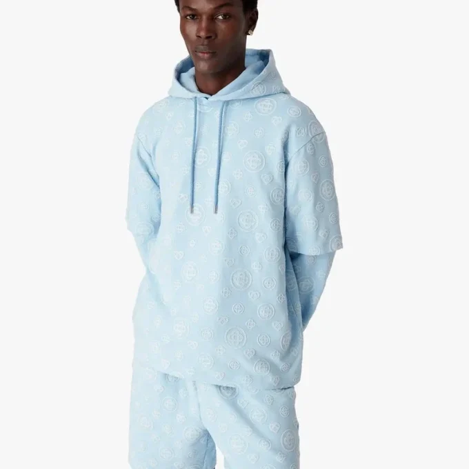 Aplike Monogram Oversized Şortlu Tişört Aplike Monogram Oversized Şortlu Tişört