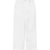 Beyaz Monogram Chino Pantolonlar Beyaz Monogram Chino Pantolonlar