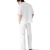 Beyaz Monogram Chino Pantolonlar Beyaz Monogram Chino Pantolonlar