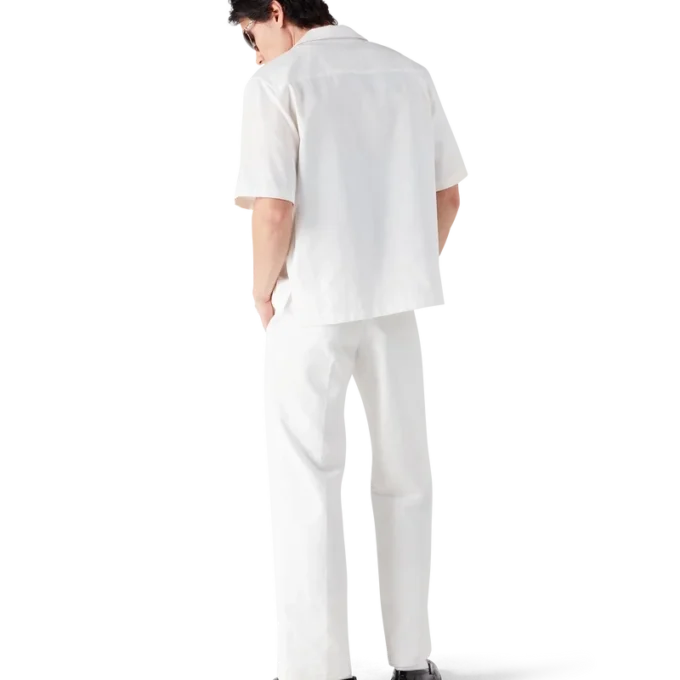 Beyaz Monogram Chino Pantolonlar Beyaz Monogram Chino Pantolonlar