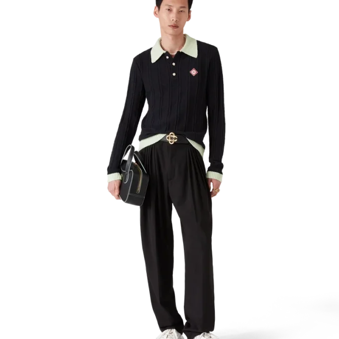 Boucle Uzun Kollu Polo Gömlek Boucle Uzun Kollu Polo Gömlek