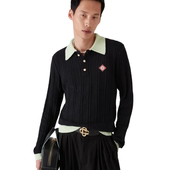 Boucle Uzun Kollu Polo Gömlek Boucle Uzun Kollu Polo Gömlek