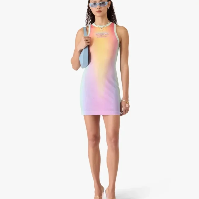 Cam Gradyan Maxi Tank Elbise Cam Gradyan Maxi Tank Elbise