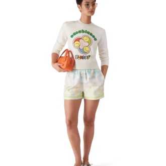 Candy Icons İpek Twill Şortlar