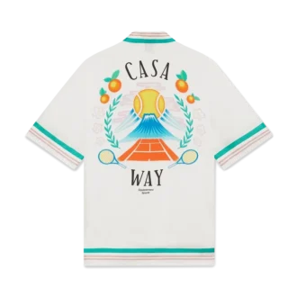 Casa Way Kısa Kollu İpek Gömlek