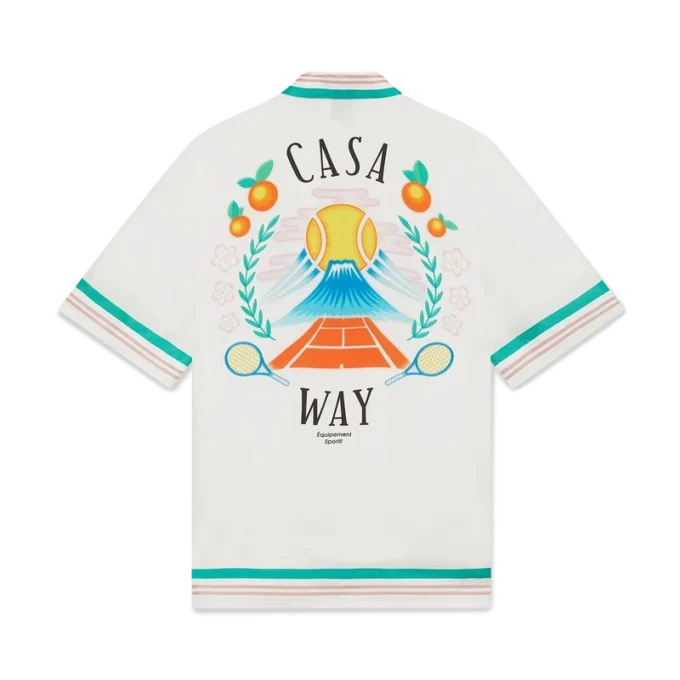 Casa Way Kısa Kollu İpek Gömlek