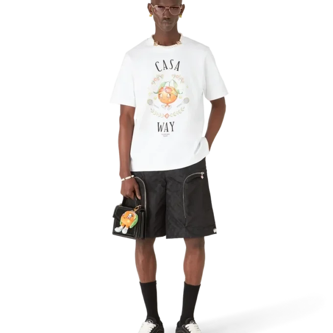 Casa Way Orange Mascot Kısa Kollu Tişört Şort