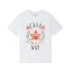 Casa Way Orchid Logo Kısa Kollu Tişört Şort