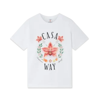 Casa Way Orchid Logo Kısa Kollu Tişört Şort