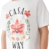 Casa Way Orchid Logo Kısa Kollu Tişört Şort