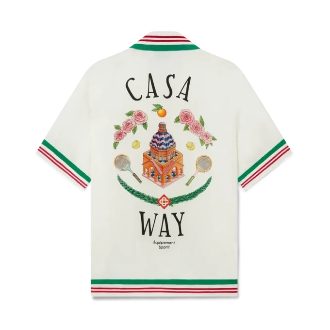 Casa Way Örme Yakalı İpek Gömlek Casa Way Örme Yakalı İpek Gömlek