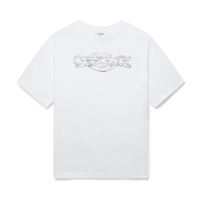 Casablanca Chrome Oversized Kısa Kollu Tişört Casablanca Chrome Oversized Kısa Kollu Tişört