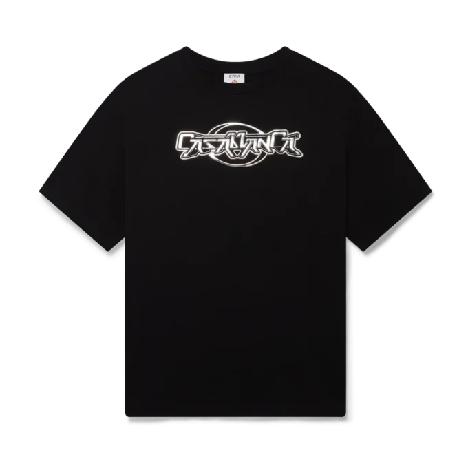 Casablanca Chrome Oversized Kısa Kollu Tişört Casablanca Chrome Oversized Kısa Kollu Tişört