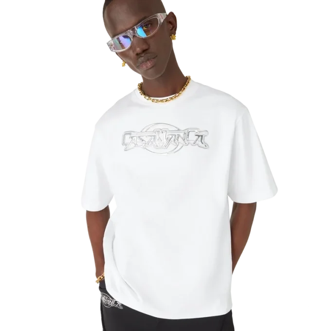 Casablanca Chrome Oversized Kısa Kollu Tişört Casablanca Chrome Oversized Kısa Kollu Tişört