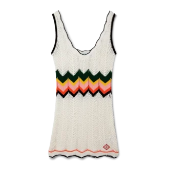 Chevron Dantel Elbise