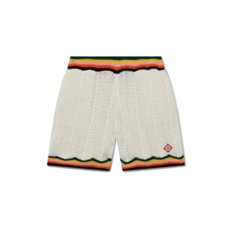 Chevron Dantel Şortlar