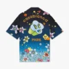 Collage D’icones Graphiques Şortlu İpek Gömlek