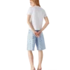 Crystal Warped Logo Dar Kesim Kısa Kollu Şort Tişört Crystal Warped Logo Dar Kesim Kısa Kollu Şort Tişört