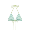 Dalgalı Monogram Bikini Üstü