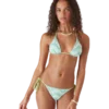 Dalgalı Monogram Bikini Üstü