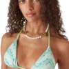 Dalgalı Monogram Bikini Üstü