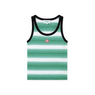 Degrade Çizgili Ringer Tank Top