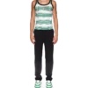 Degrade Çizgili Ringer Tank Top
