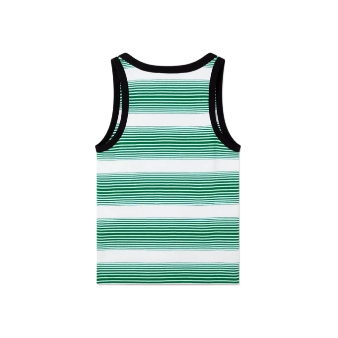 Degrade Çizgili Ringer Tank Top