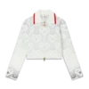 Degrade Kalp Monogram Havlu Ceket