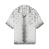 Degrade Kalp Monogram İpek Gömlek Degrade Kalp Monogram İpek Gömlek