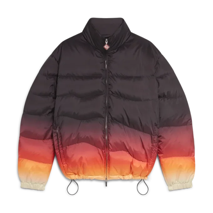 Degrade Kapitone Puffer Ceket
