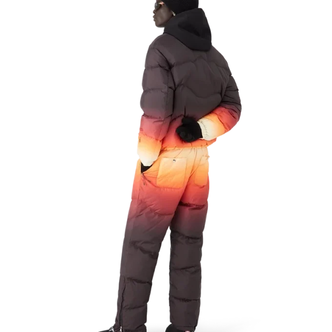 Degrade Kapitone Puffer Ceket