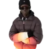 Degrade Kapitone Puffer Ceket