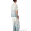 Degrade Monogram Keten Pantolonlar Degrade Monogram Keten Pantolonlar