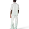 Degrade Monogram Kısa Kollu Keten Gömlek Degrade Monogram Kısa Kollu Keten Gömlek