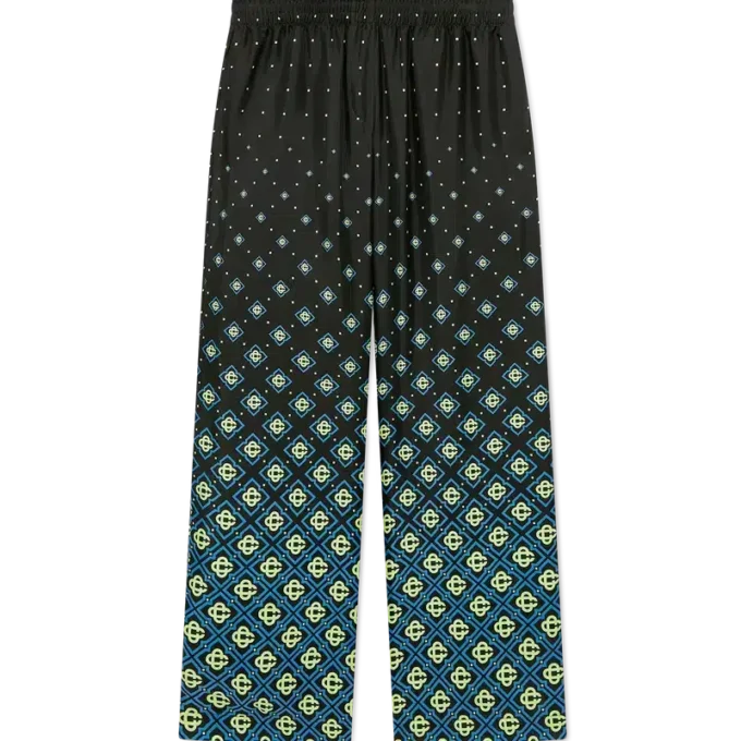 Degrade Monogram İpek Pantolonlar Degrade Monogram İpek Pantolonlar