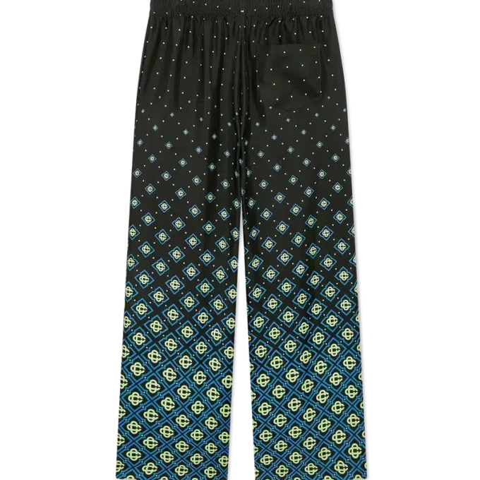 Degrade Monogram İpek Pantolonlar Degrade Monogram İpek Pantolonlar