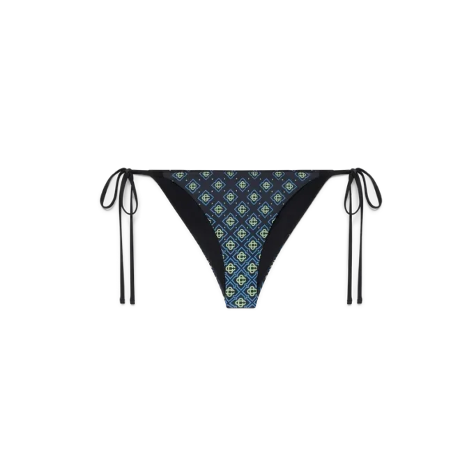 Degrade Siyah Monogram Bikini Altı Degrade Siyah Monogram Bikini Altı