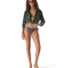 Degrade Siyah Monogram Bikini Altı Degrade Siyah Monogram Bikini Altı
