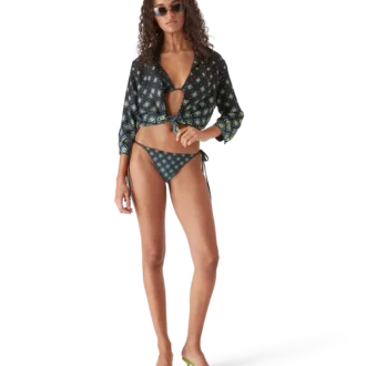 Degrade Siyah Monogram Bikini Altı