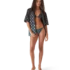 Degrade Siyah Monogram Bikini Üstü Degrade Siyah Monogram Bikini Üstü