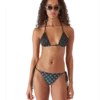 Degrade Siyah Monogram Bikini Üstü Degrade Siyah Monogram Bikini Üstü