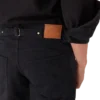 Denim Monogram Düz Paça Kot Denim Monogram Düz Paça Kot