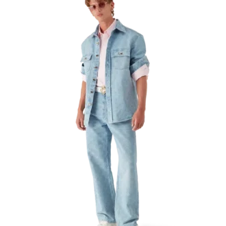 Denim Monogram Gömlek