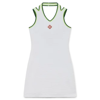 Dokulu Kadife Tenis Elbisesi