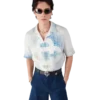 Dots Kısa Kollu Keten Gömlek